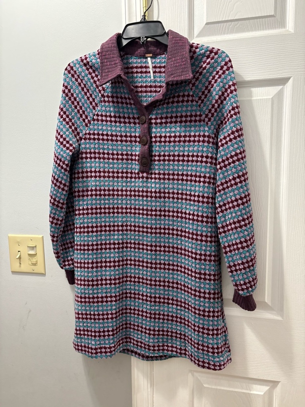Free People Maggie Mini Dress Chenille Size Small